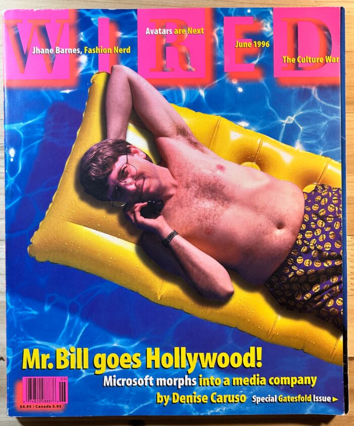 Wired Magazine - June 1996 issue - Bill Gates Cover