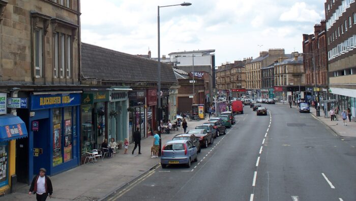 Blockbuster Video store on Byres Road in Glasgow - Circa 2011