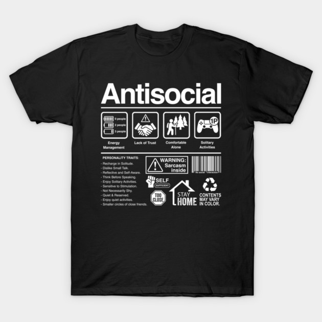 Antisocial label T-Shirt