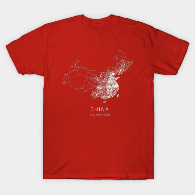 China Road Map T-Shirt